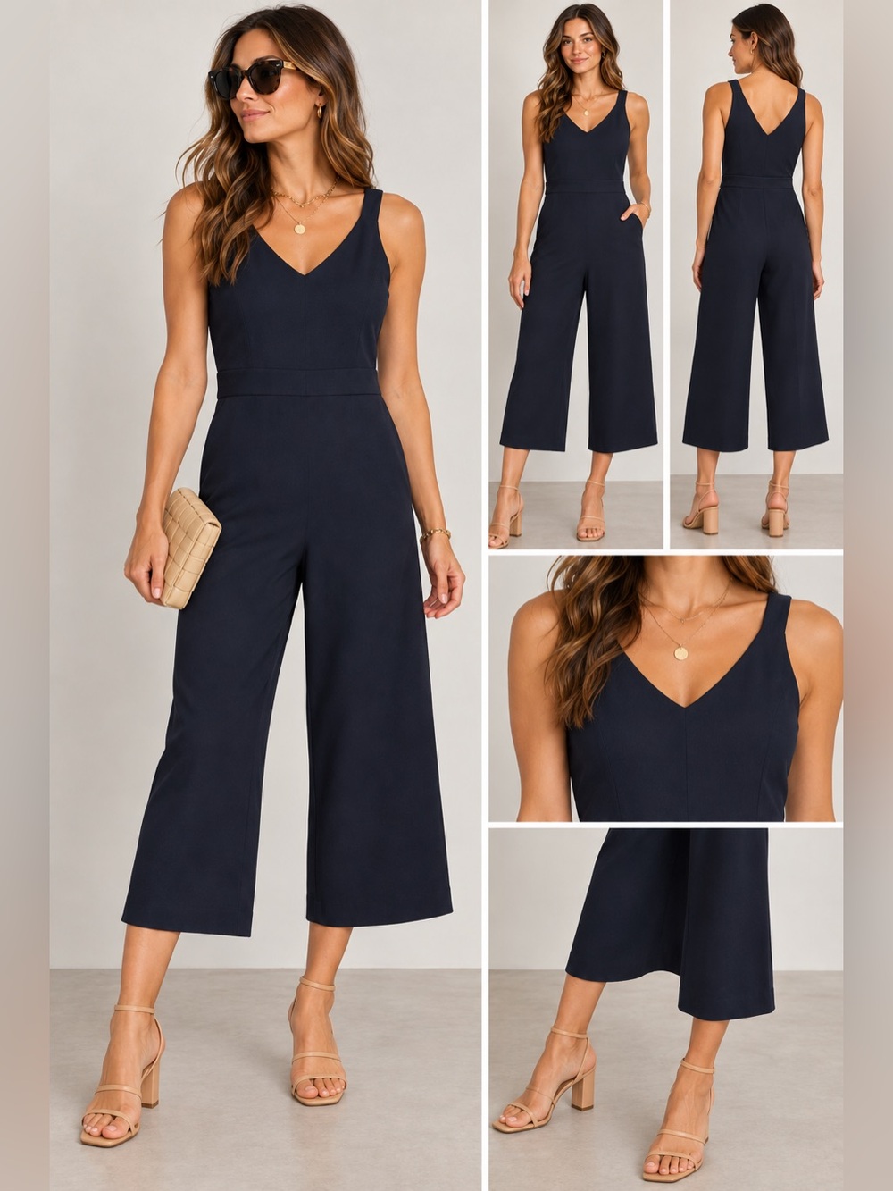 NWT! Banana Republic Classic Navy Jumpsuit
